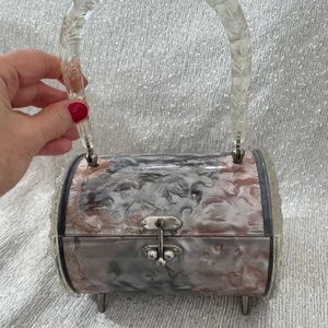 Vintage 1950s lucite purse